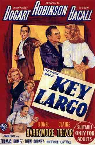  Key Largo 01 film star poster A4 Photo Print