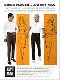 Key Man Mod Menswear 1960s Vintage Retro Advert Poster A4 Photo Print