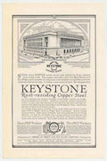 Keystone Building Rust Vintage Retro Advert Ads A4 Photo Print