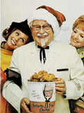 Kfc Colonel Holiday Vintage Retro Advert Ads A4 Photo Print