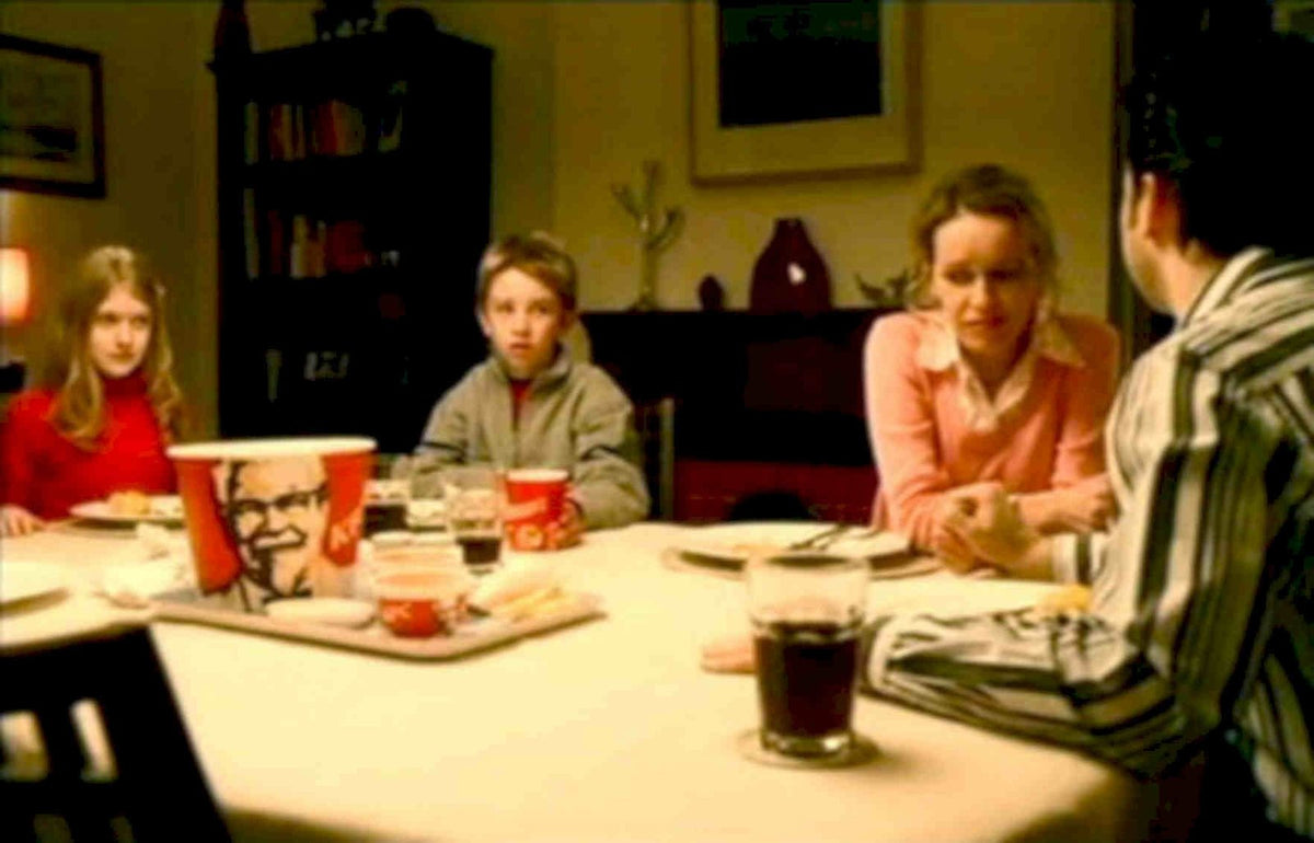 Kfc Dinner Family Vintage Retro Advert Poster A4 Photo Print