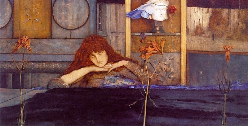 Khnopff Fernand Belgian 1858 19212 Art A4 Photo Print