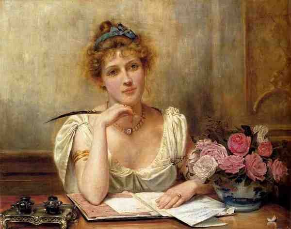 Kilburne George Goodwin Penning A Letter A4 Photo Print