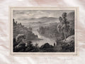 Killiecrankie Pass Scotland Pernot 1827 Vintage A4 Photo Print