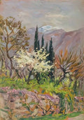 Kimon Loghi beginning of springtime Art A4 Photo Print