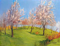 Kimon Loghi blooming apple trees Art A4 Photo Print