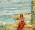 Kimon Loghi on the seashore Art A4 Photo Print