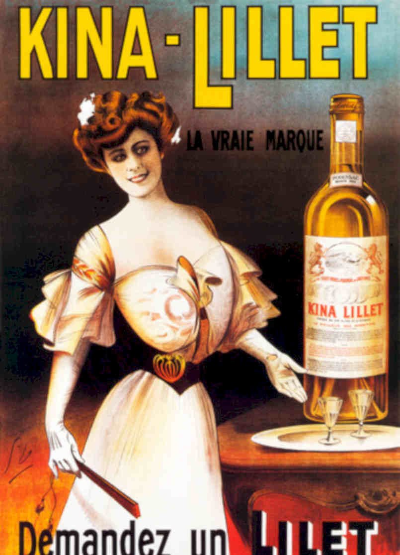 Kina Lillet Vintage Vintage Retro Advert Poster A4 Photo Print