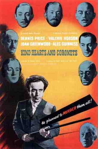  Kind Hearts And Coronets 01 film star poster A4 Photo Print