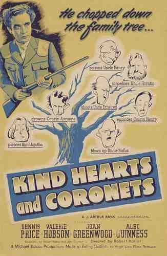  Kind Hearts And Coronets 03 film star poster A4 Photo Print