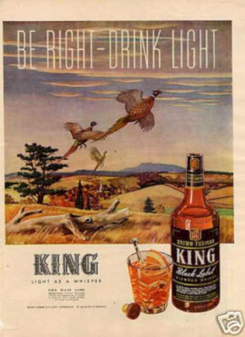 King Black Label Vintage Retro Advert Ads A4 Photo Print