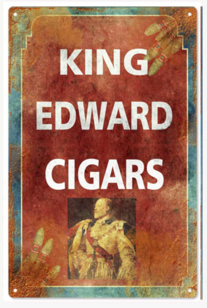 King Edward Cigars Vintage Retro Advert Ads A4 Photo Print
