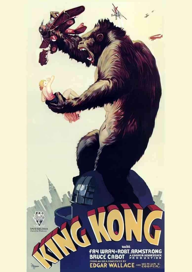 King Kong 02 Film A4 Photo Print