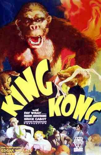  King Kong 05 film star poster A4 Photo Print