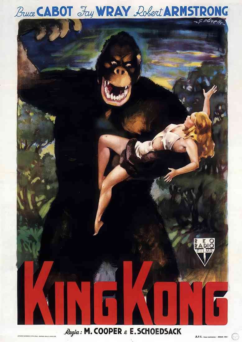 King Kong 10 Film A4 Photo Print