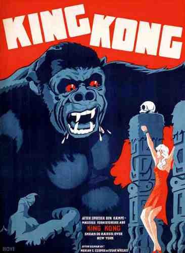  King Kong 11 film star poster A4 Photo Print