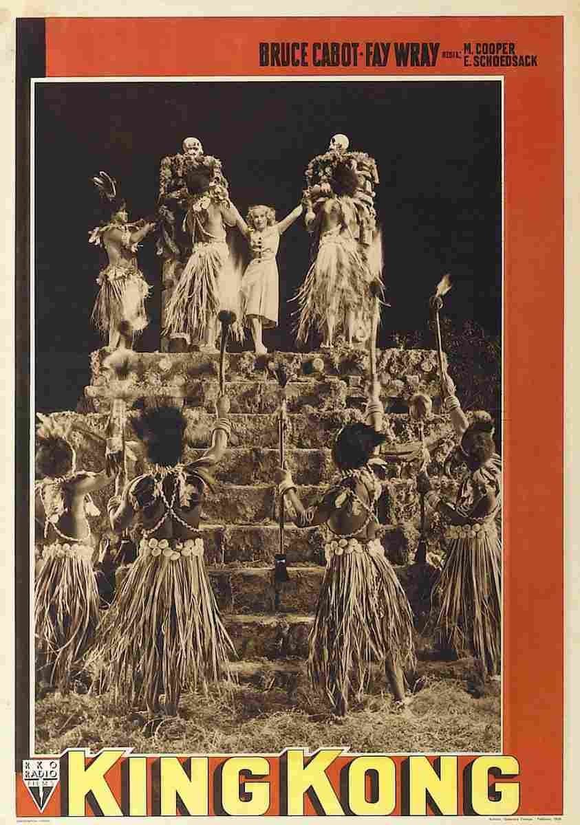 King Kong 22  film star poster A4 Photo Print