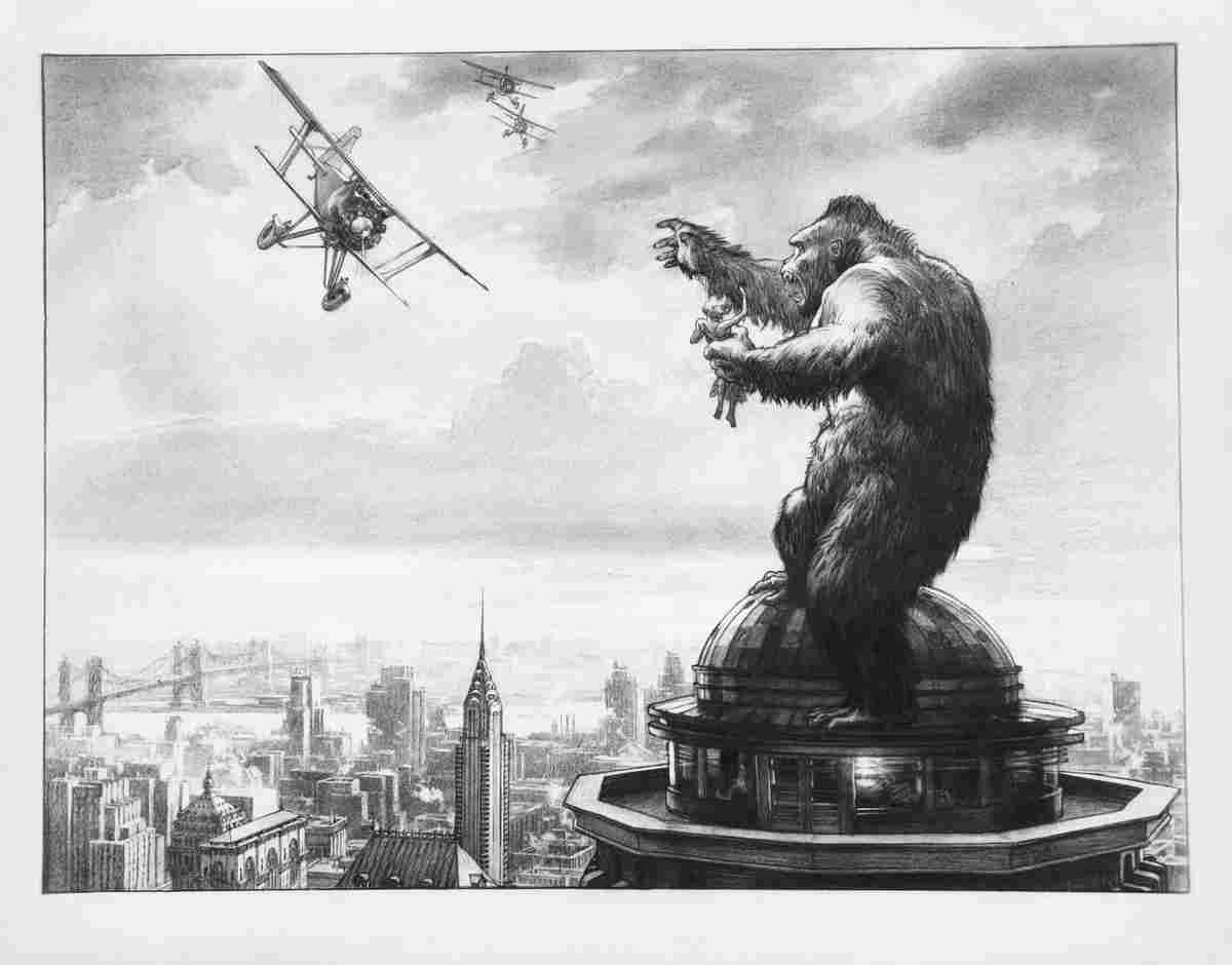 King Kong 26  film star poster A4 Photo Print