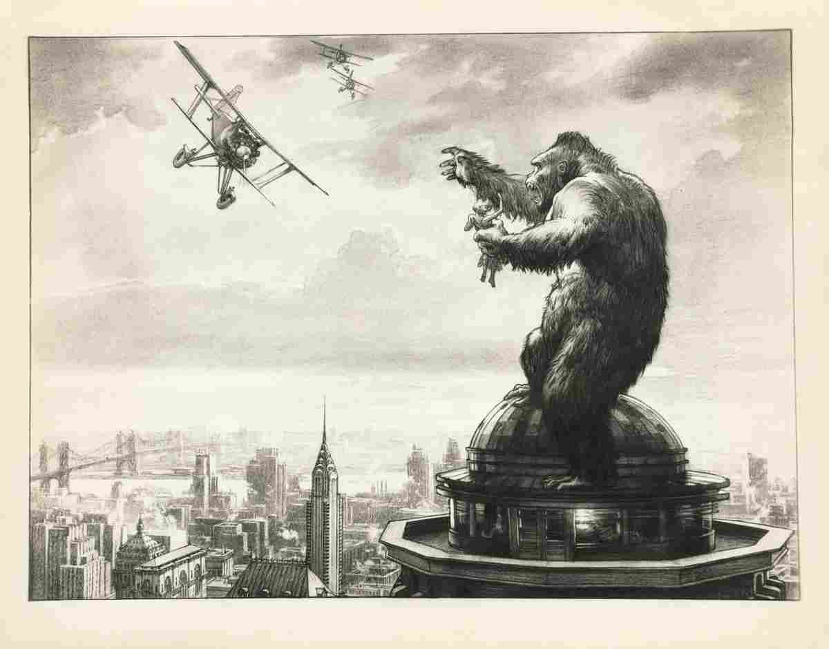 King Kong 26S  film star poster A4 Photo Print