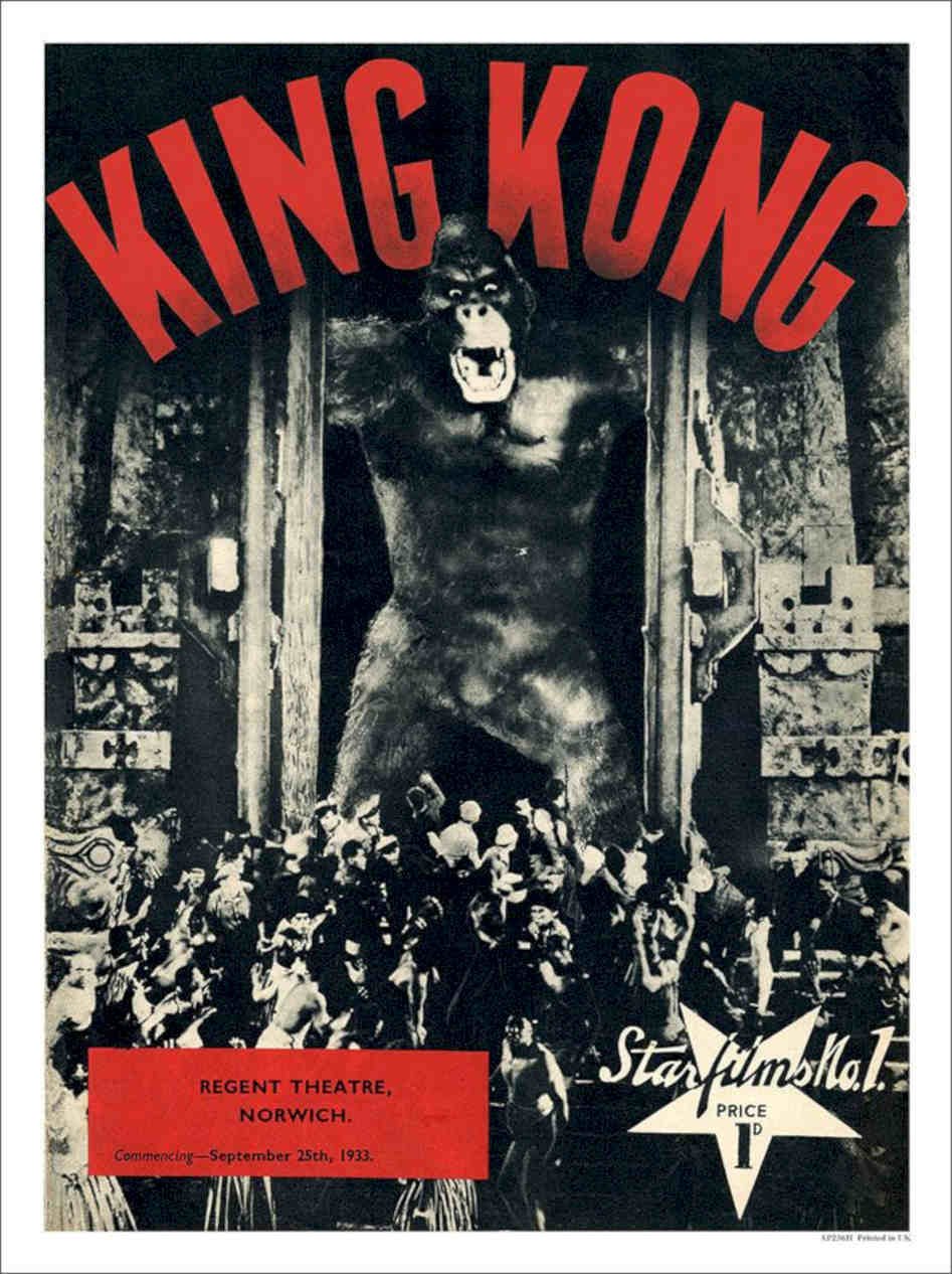 King Kong Star Films No1 Vintage Retro Advert Poster A4 Photo Print