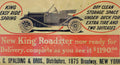 King Roadster Ride 1 Vintage Retro Advert Poster A4 Photo Print