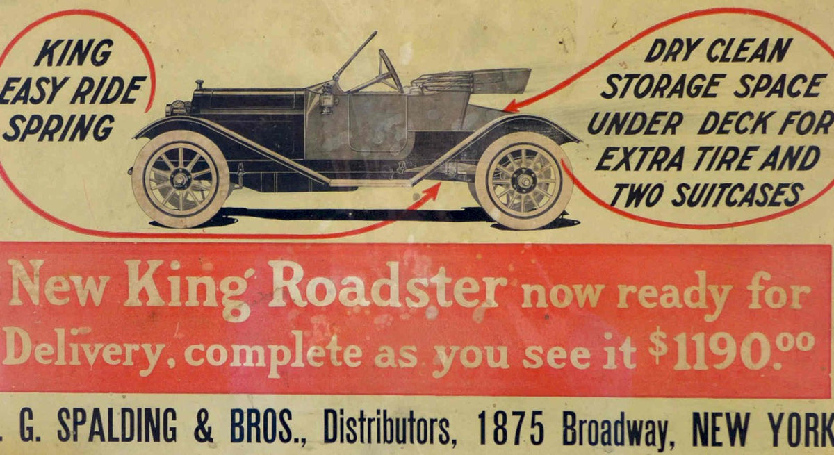 King Roadster Ride 1 Vintage Retro Advert Poster A4 Photo Print
