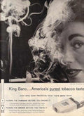 King Sano Cigarette Vintage Retro Advert Ads A4 Photo Print