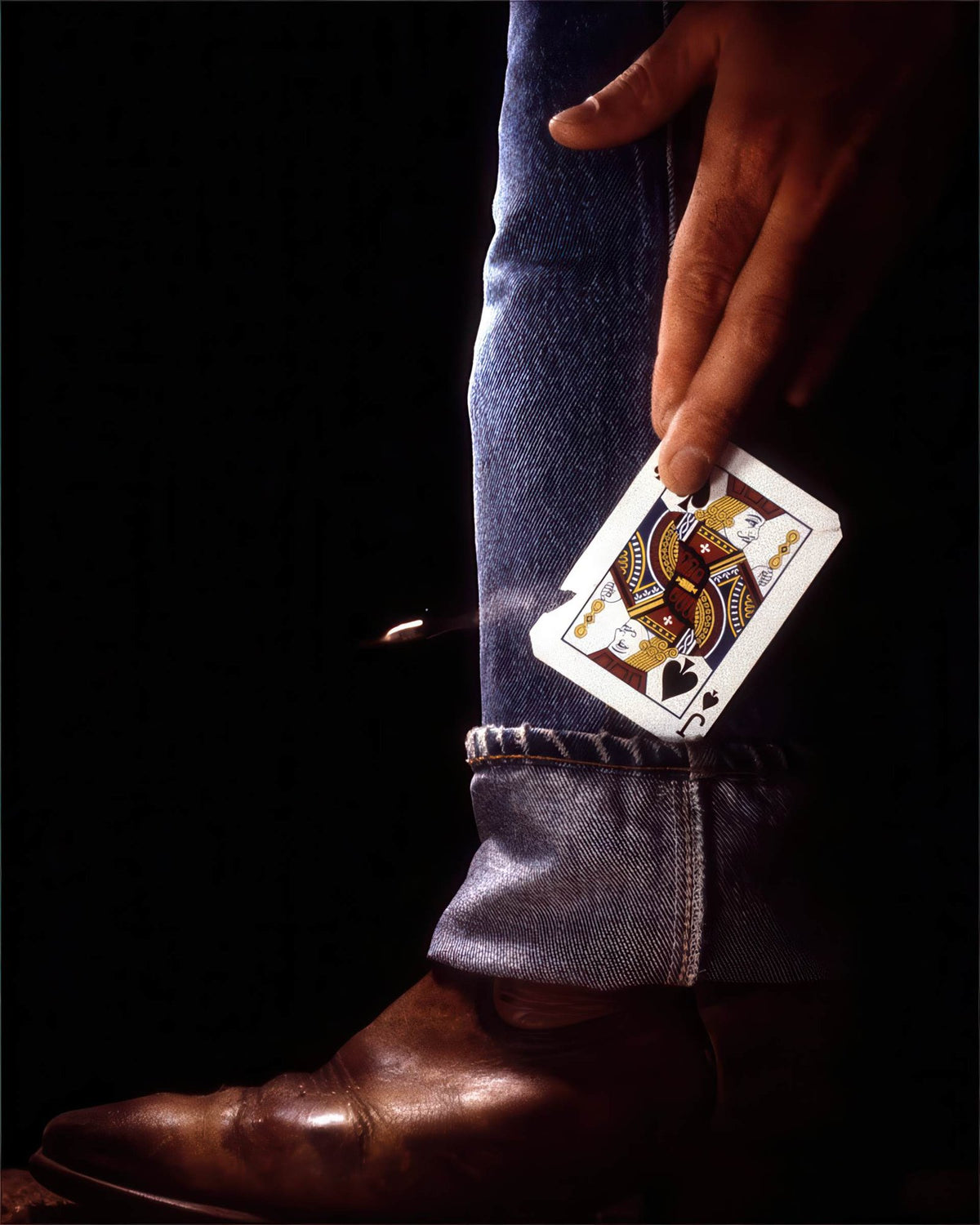 King Spades Card A4 Photo Print