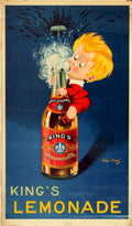 Kings Lemonade Child Vintage Retro Advert Poster A4 Photo Print