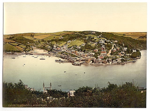 Kingswear Dartmouth Vintage A4 Photo Print