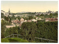 Kirchenfeld Bridge Berne Vintage A4 Photo Print