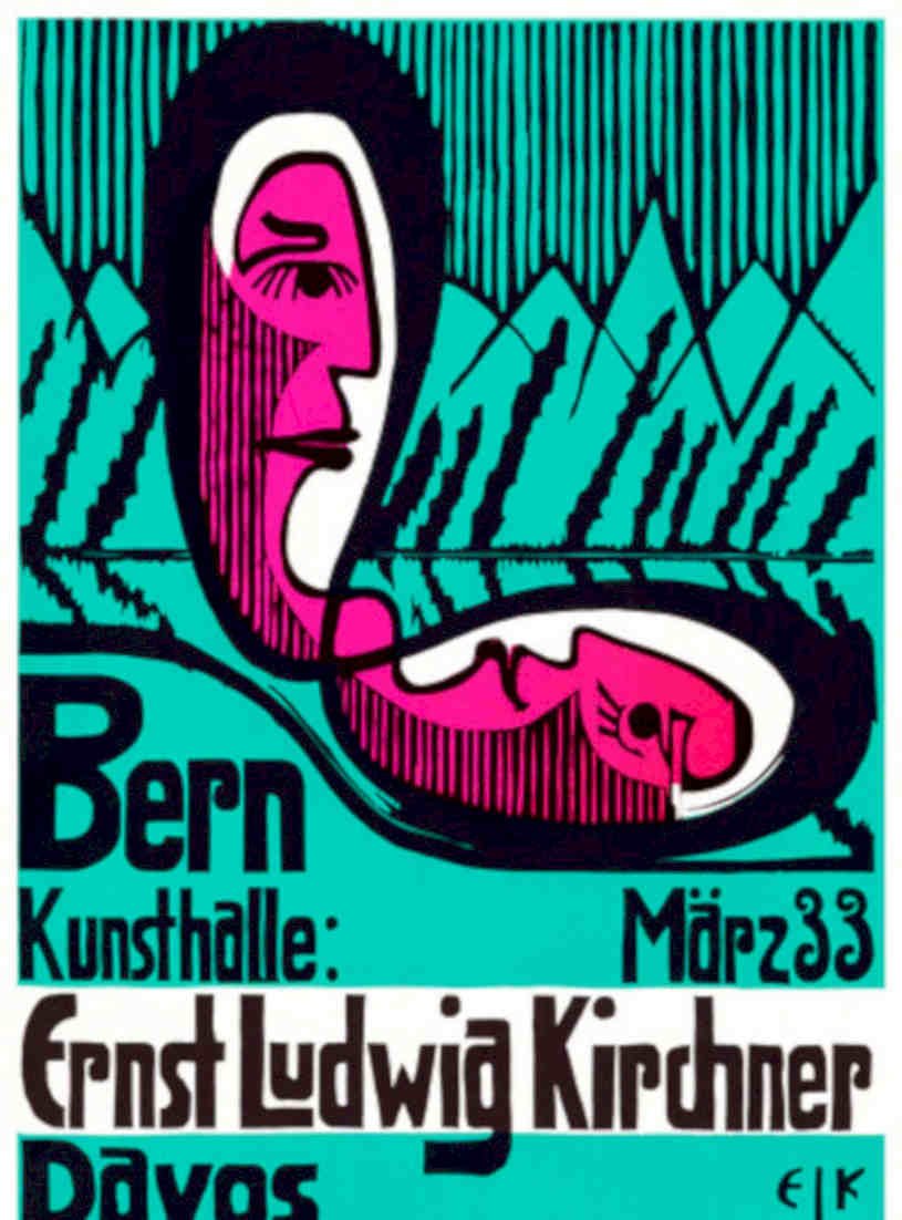 Kirchner Snake Face Vintage Retro Advert Poster A4 Photo Print