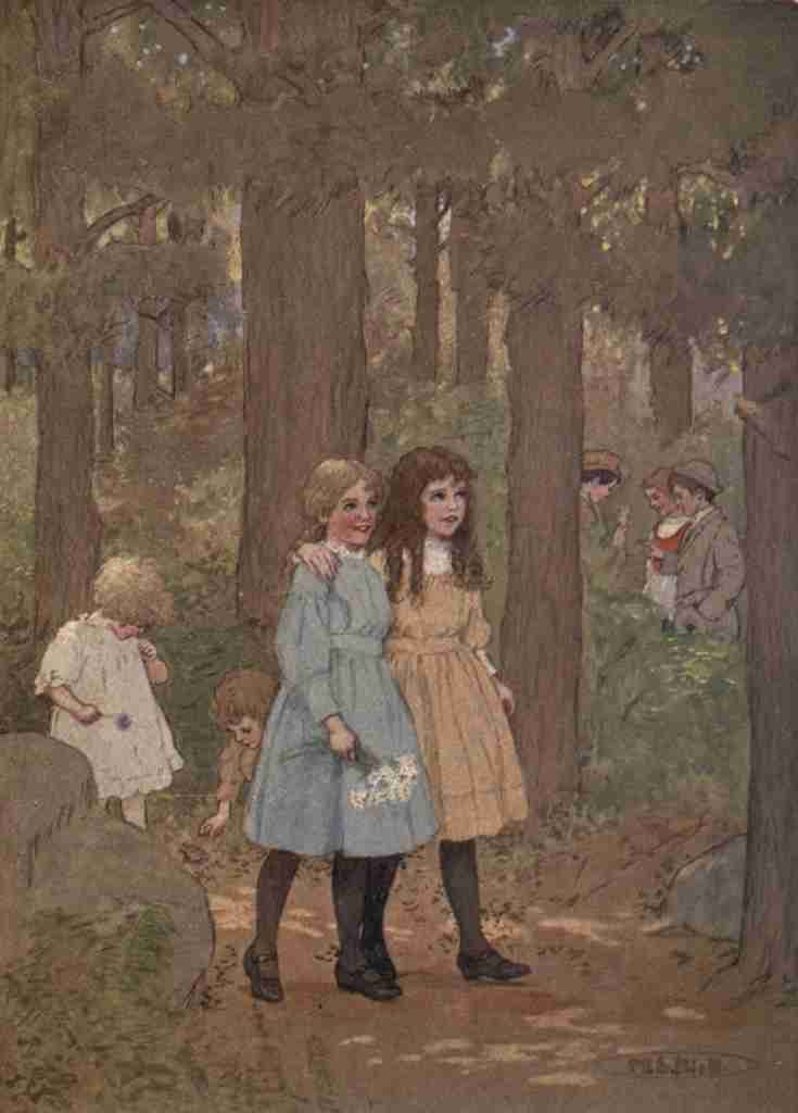 Kirk Maria Mazli 1921 A walk through the woods A4 Photo Print