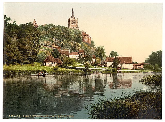 Kirmesdahl and Schwanenburg Cleves Westphalia Vintage A4 Photo Print