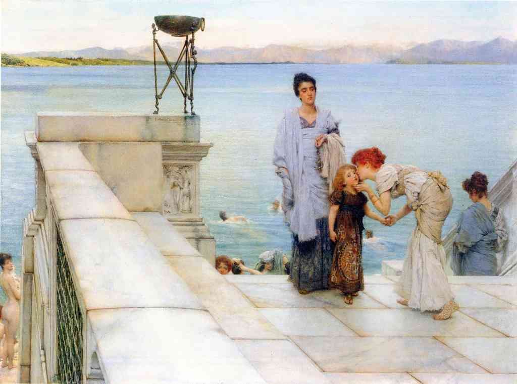 Kiss Alma Tadema A4 Photo Print