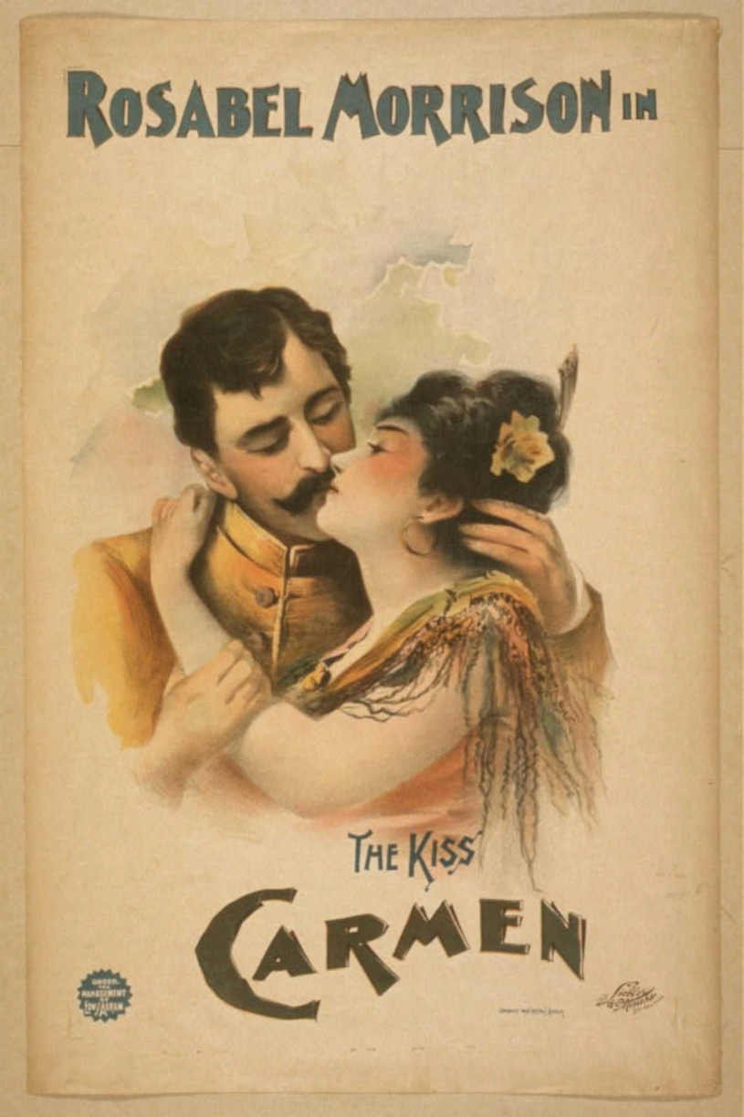 Kiss Carmen Poster Vintage Retro Advert Poster A4 Photo Print