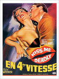 Kiss Me Deadly Movie Vintage Retro Advert Poster A4 Photo Print