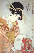 Keisai Eisen an allegory of komachi visiting Art A4 Photo Print