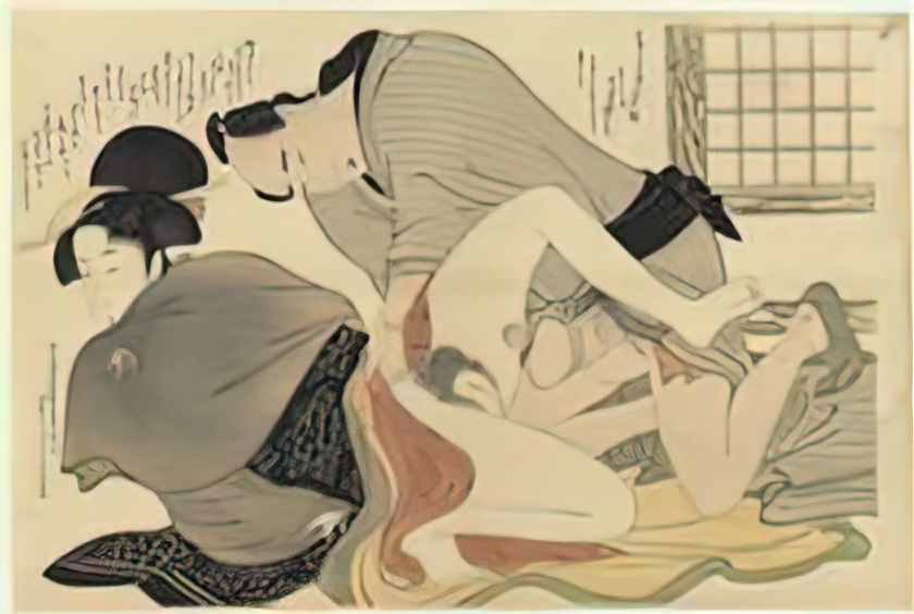 Keisai Eisen kogiku 18301 Art A4 Photo Print