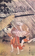 Keisai Eisen miya yashio of the giya 18231 Art A4 Photo Print