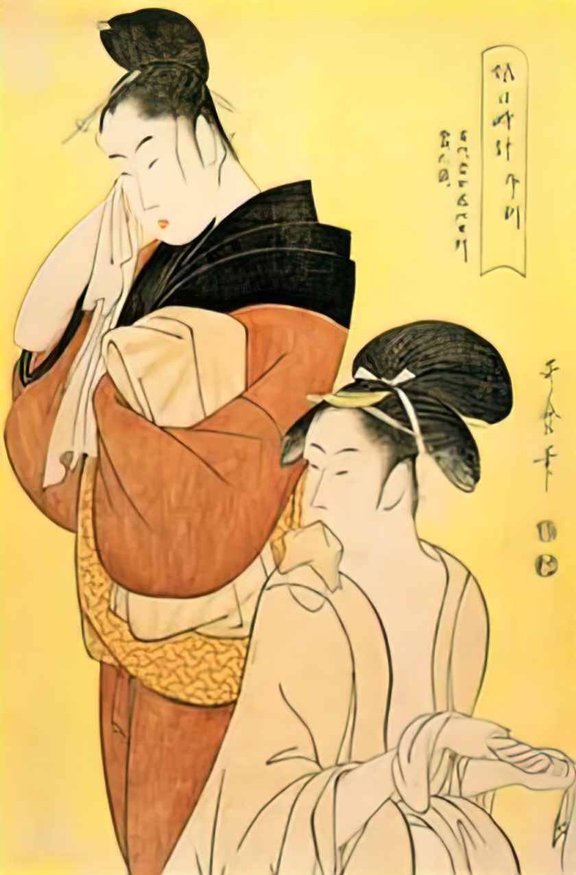 Keisai Eisen otonashis tsukuda shinchi no irifune from the series twel Art A4 Photo Print