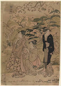 Keisai Eisen shimada station shimada shuku no 24 from an untitled seri Art A4 Photo Print