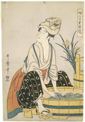 Keisai Eisen susaki benten1 Art A4 Photo Print