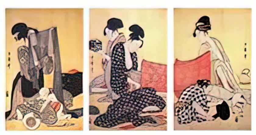 Keisai Eisen the ninth month ch y1 Art A4 Photo Print