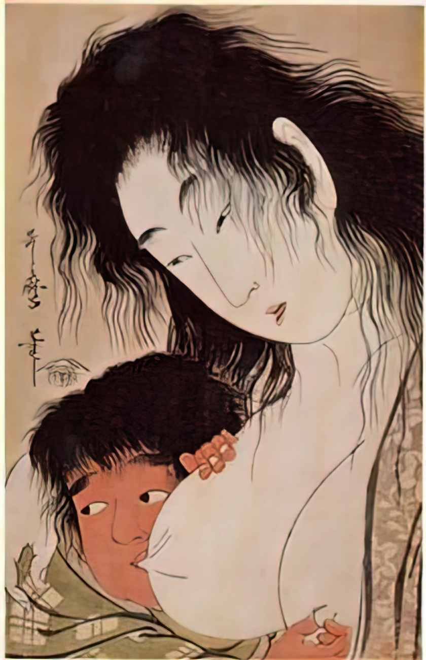 Keisai Eisen two of the six immortal poets Art A4 Photo Print