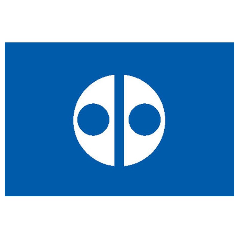 Kitami City Flag N2648 A4 Photo Print