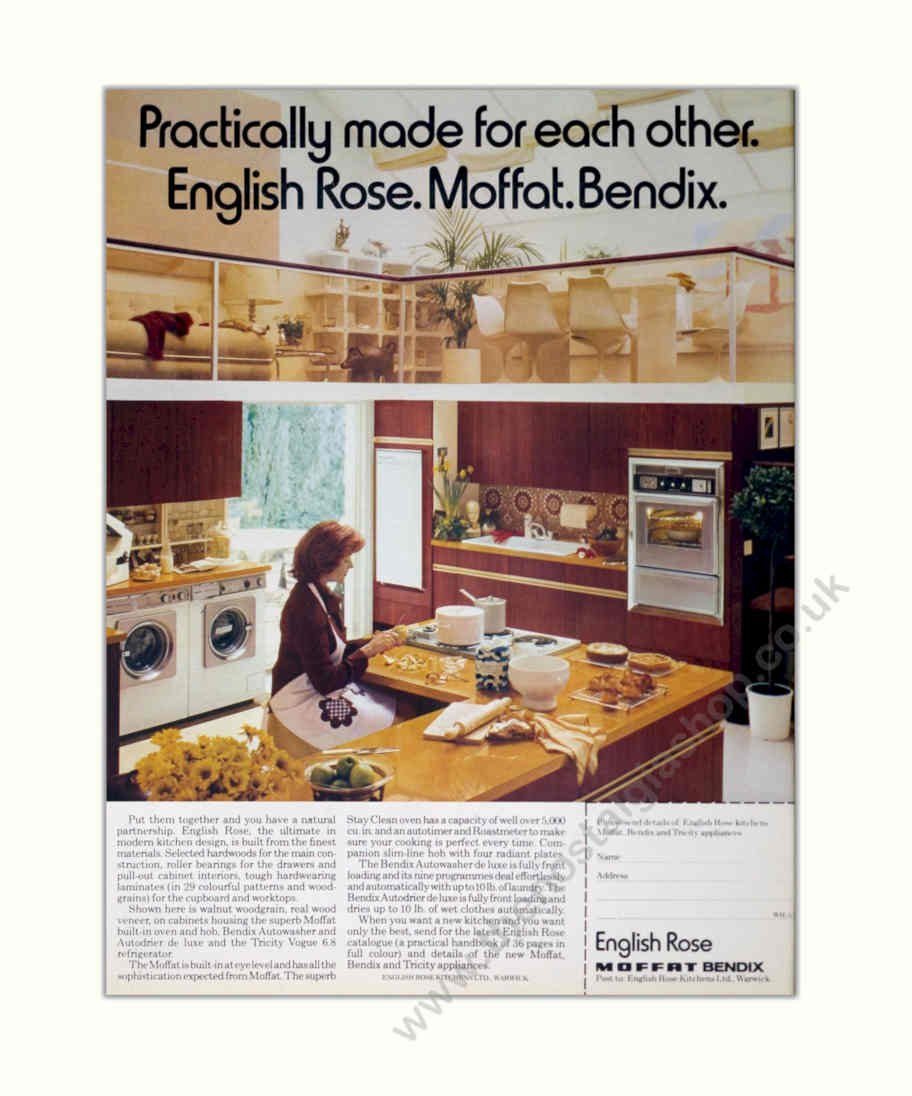 Kitchen Range Cooker Vintage Retro Advert Poster A4 Photo Print
