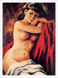 Kitsch Nude Girl 1960s Vintage Retro Advert Poster A4 Photo Print
