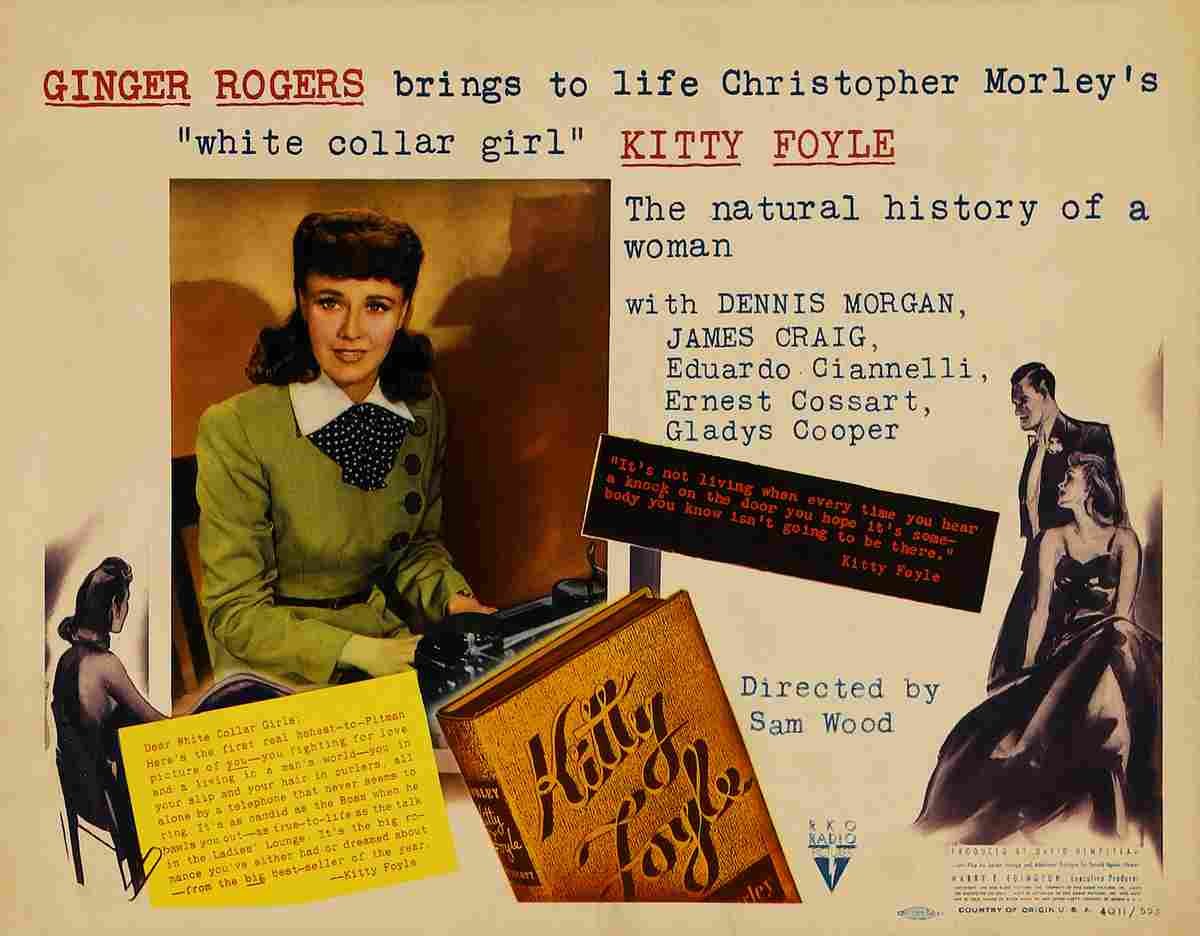 Kitty Foyle 02  film star poster A4 Photo Print