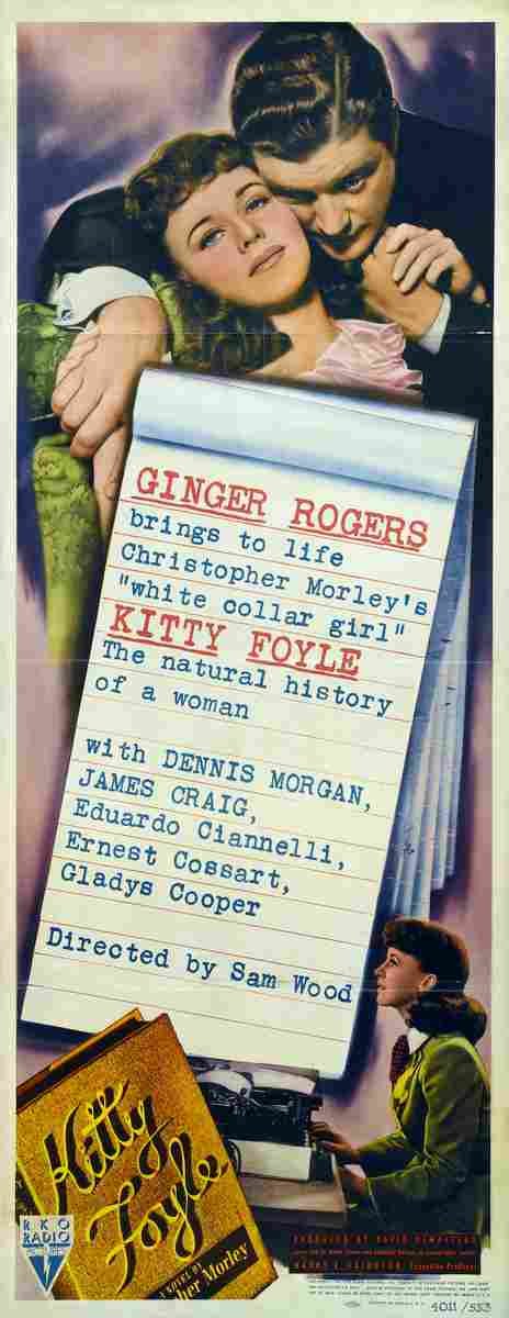 Kitty Foyle 04  film star poster A4 Photo Print